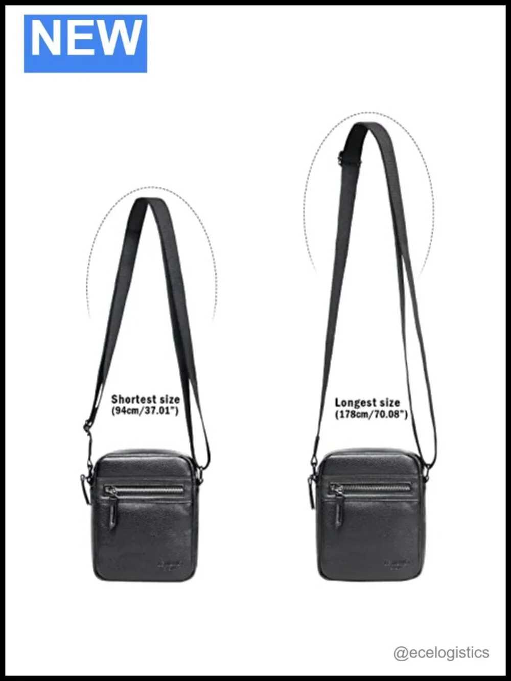 Small Messenger Bag Crossbody PU Leather Shoulder Purse Satchel
